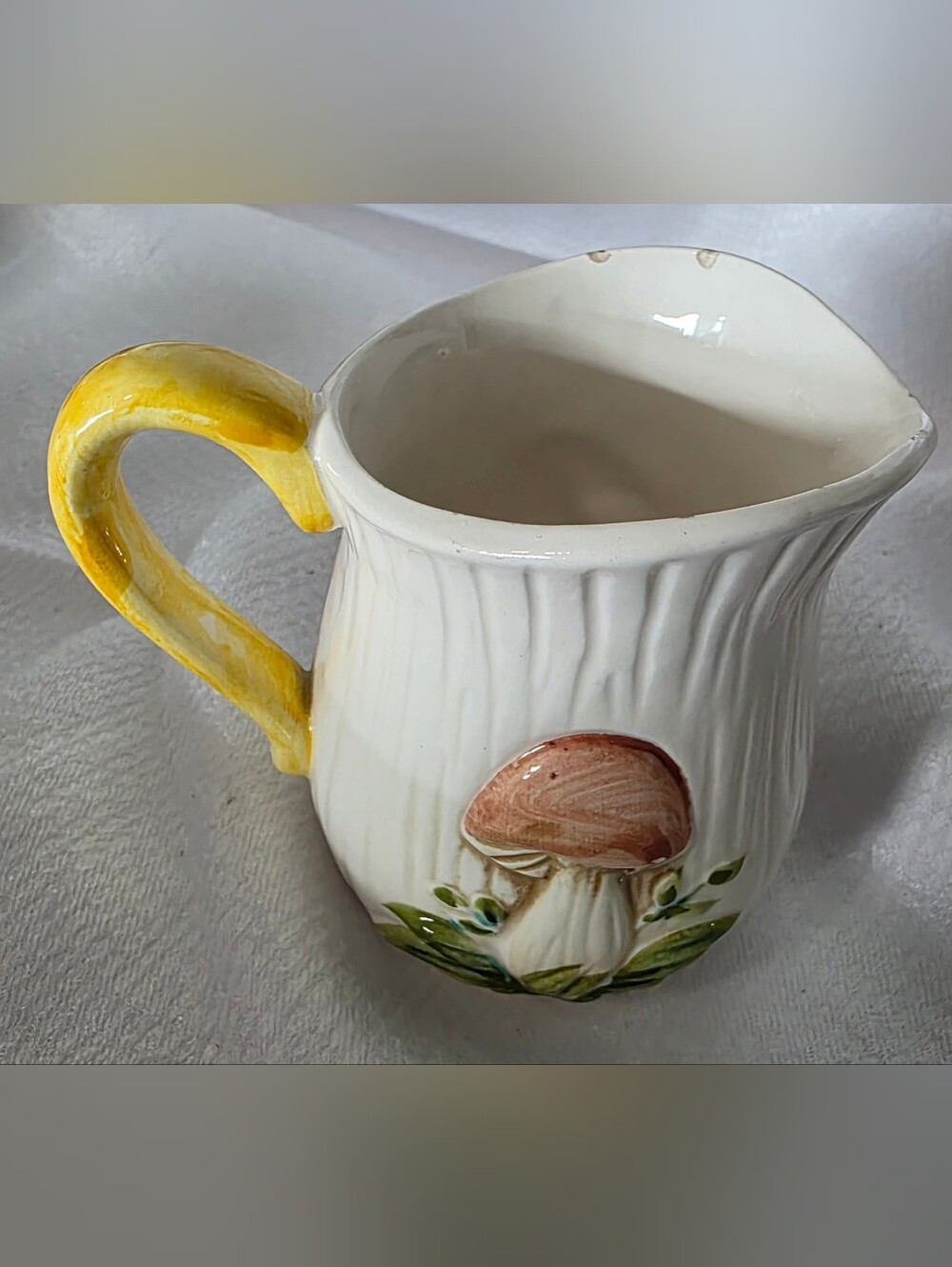 Vintage Sears Roebuck & Co. Merry Mushroom Creamer And Sugar Bowl